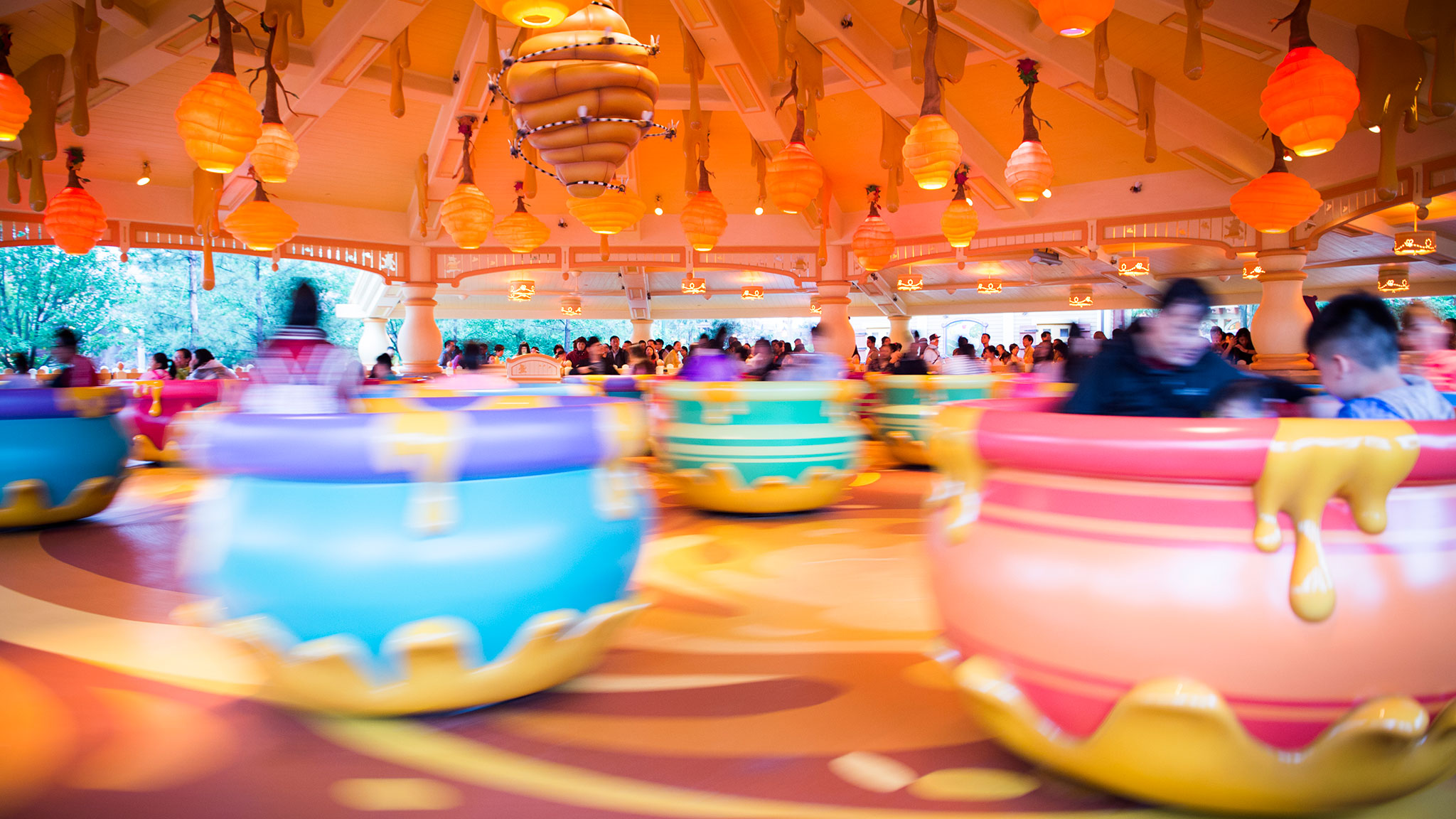Hunny Pot Spin | Attractions | Shanghai Disney Resort